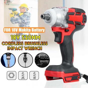 Clé électrique sans brosse, adaptateur 18 V, batterie intégrée – modèle Makita