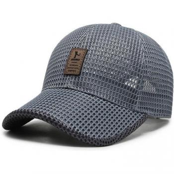 Casquette Snapback Respirante Noir