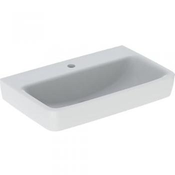 Renova Compact Waschtisch (ohne Überlauf) – 650×370 mm, mit Hahnloch