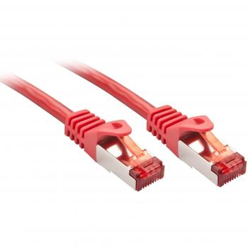 LINDY 47363 RJ45 Cavo di rete, cavo patch CAT 6 S/FTP 1.50 m Rosso 1 pz