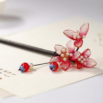 Antiquity Hanfu Floral Hairpin