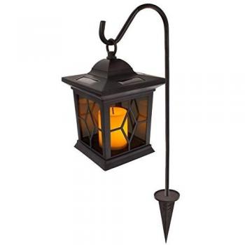 GLOBO SOLAR LAMPENLIGHT Schwarze Gartenlaterne