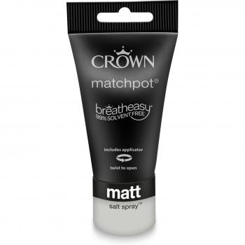 Crown Wall and Ceiling Matt Paint - Salt Spray 40ml