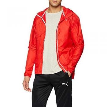 PUMA Sweatshirt LIGHTWEIGHT GIACCHETTO CON CAPPUCCIO ROSSO