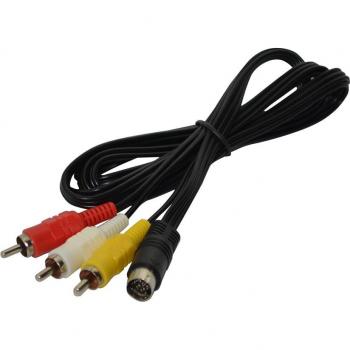 10pcs Nickel Plated Plug AV Cable for SEGA Saturn
