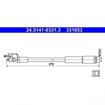 ATE 24.5141-0331.3 Bremsschlauch