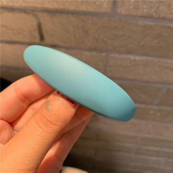 Matte Geometric Hair Barrettes