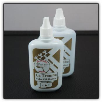 Huile pour Pistons La Tromba pour Cuivres (Trompèttes, Bugles, Cornets, Baytons, Euphoniums, Tubas etc.) Piston Oil Light