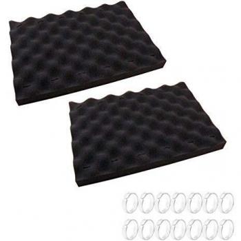 Lot de 2 brosses mousses Zodiac + 14 clips pour robot Indigo - W0887A