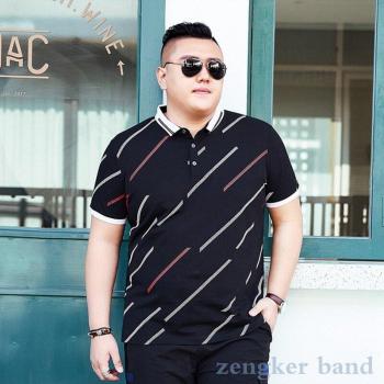 Men's Plus Size Short Sleeve Polo Shirt for Summer