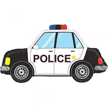 Balão foil forma de viatura policial