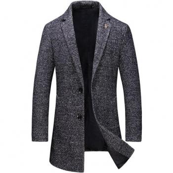 Chaqueta Larga Lana Hombre F15 BATMO
