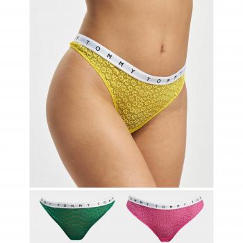 Slip in pizzo Tommy Hilfiger 3 pezzi Solar Yellow / Green Mal / Pink Amour S-M