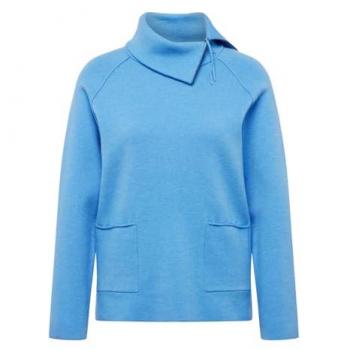 Rabe Damen Strickpullover mit asymmetrischem Kragen