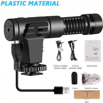 3.5mm Stereo VLOG Microphone for Digital Video Recording