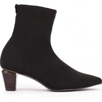 Pedro Miralles - Botines de mujer de textil con tacón tipo embudo