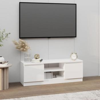 VidaXL White TV Stand with Door 102x30x36 cm
