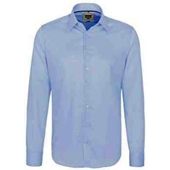 Hakro Herren Hemd langarm Business Regular - 105 - sky blue - Größe XS