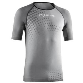 Camiseta de Trail Lurbel Spirit Flux Gris Hielo/Negro