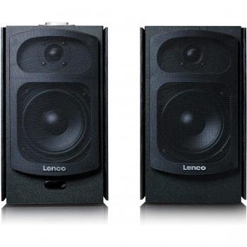 Lenco SPB-260BK Aktiv-Lautsprecher - Bluetooth - Schwarz