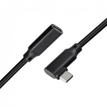 4K HD Type-C Extension Cable 5A PD 100W Right Angle Bend 90 Degree