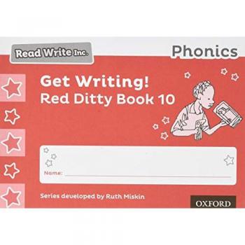 Read Write Inc - Phonics Get Writing! Red Ditty Book 10 Pack of 10