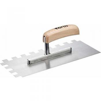Cazzuola e Spatola Dentata Fortis 13 cm (280×130 mm)