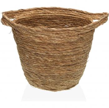 Cesto di Materiale Naturale con Impugnature VERSA 19890396