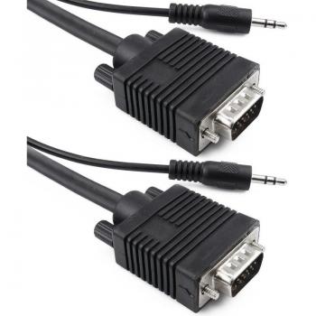 Super Cable VGA BeMatik 30m con Conector de Audio 3.5 mm