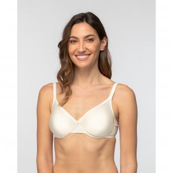Playtex - Sujetador invisible con aros en microfibra satinada