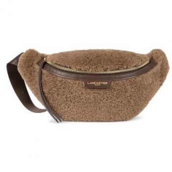 Sac banane Lancaster Taupe 36*15*9 cm - Marron Moumoute