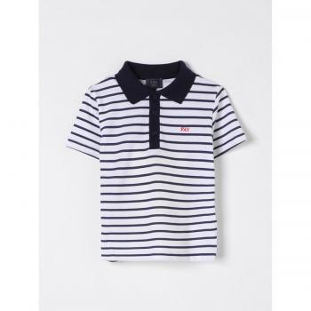 Polo junior Fay a righe avorio 14 anni