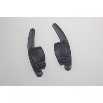 Cubierta de volante en fibra de carbono y extensión de palanca para VW Tiguan Golf 6 MK6 Jetta GTI R20
