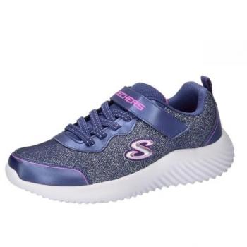 Baskets Skechers Girly Groove Bleu Plat Femme