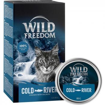 Lot Wild Freedom Adult 24 x 85 g - Cold River - Saumon, Poulet