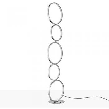 Lampada da terra a led 'Natalie' in alluminio - 30W - Luce calda
