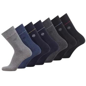 Tom Tailor 7 Pares Calcetines Hombre Caja Regalo Rayas