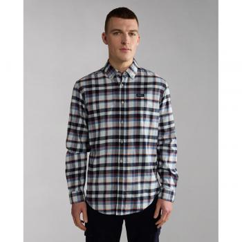 Napapijri Camicia A Maniche Lunghe G-trekking 1 Big Check Cal XL