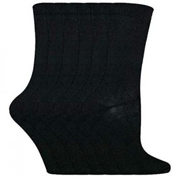 6 Pairs Soft Breathable Bamboo Casual School Socks