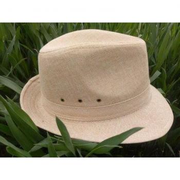 Cap Fedora Panámano Lino Gángster