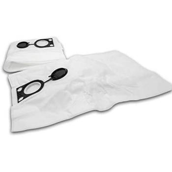 Vhbw 5 Pack Microfleece Dust Bags for Storch VacTec 25, 66 x 40 cm, White