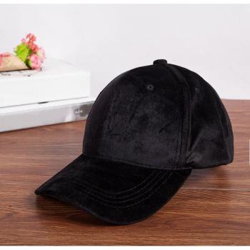 Unisex Velvet Baseball Cap