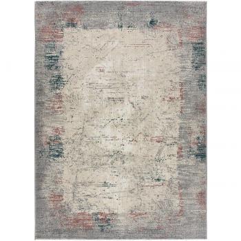 ATTICGO Alfombra de Interior Estilo Geométrico en Multicolor - Sensation 12415 | 60X120, 80X150, 140X200, 160X230 cm