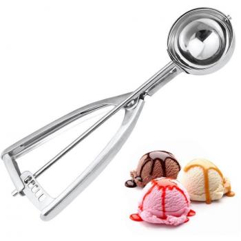 Cuchara para helado premium en acero inoxidable Acacia person