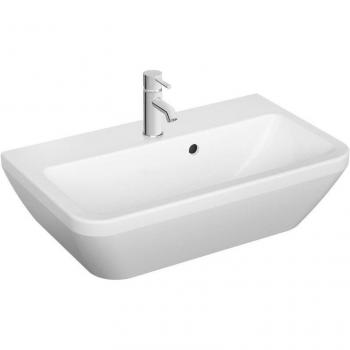 Vitra Integra Lavabo suspendu 60x36 cm avec trou pour robinetterie au milieu, Blanc (7088-003-0001)