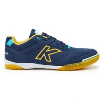 Kelme Precision Indoor Soccer Cleats – Navy/Lemon Dual‑Color (UK 8.5)