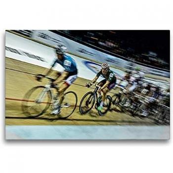 Detlef Bradel: 75×50 cm Leinwanddruck „Berlin 2013 – 6‑Tag Rundfahrt“