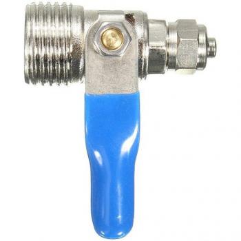 Reverse Osmosis Feed Water Adapter with Alloy Ball Valve, 1/2''-1/4''