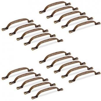 Maniglie per Mobile Interasse 96 mm Zama Bronzo 20 Pezzi Emuca