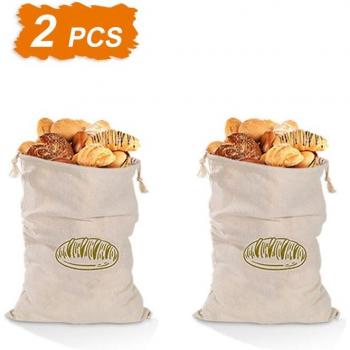 Reusable Organic Linen Bread Storage Bag